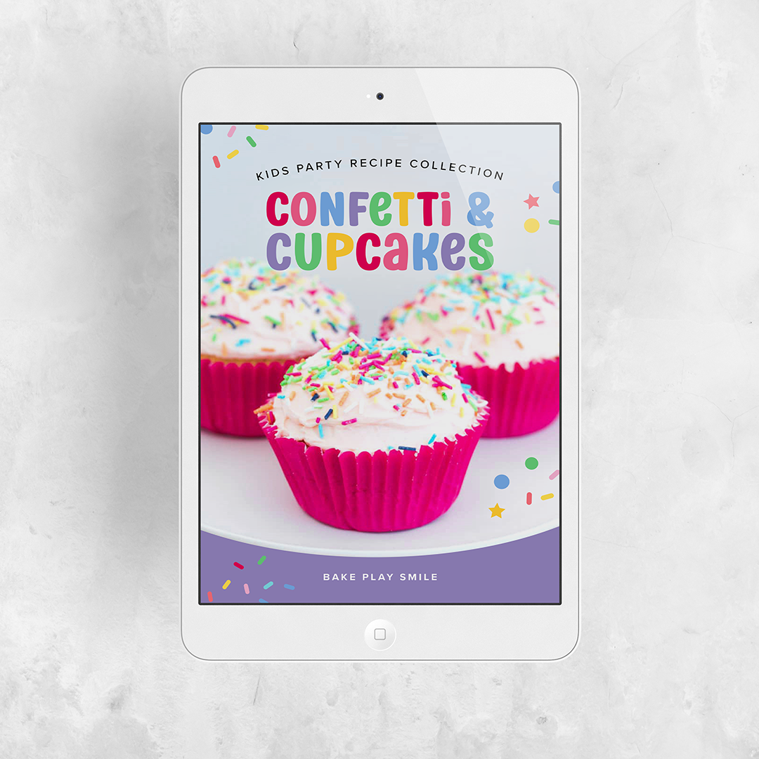 CONFETTI & CUPCAKES | KIDS PARTY RECIPE COLLECTION EBOOK