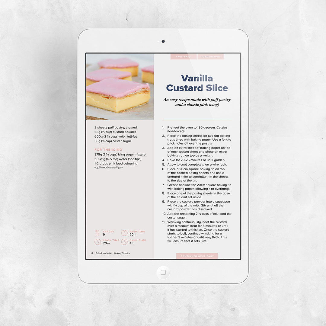 BAKERY CLASSICS EBOOK | 30 FUSS-FREE RECIPES