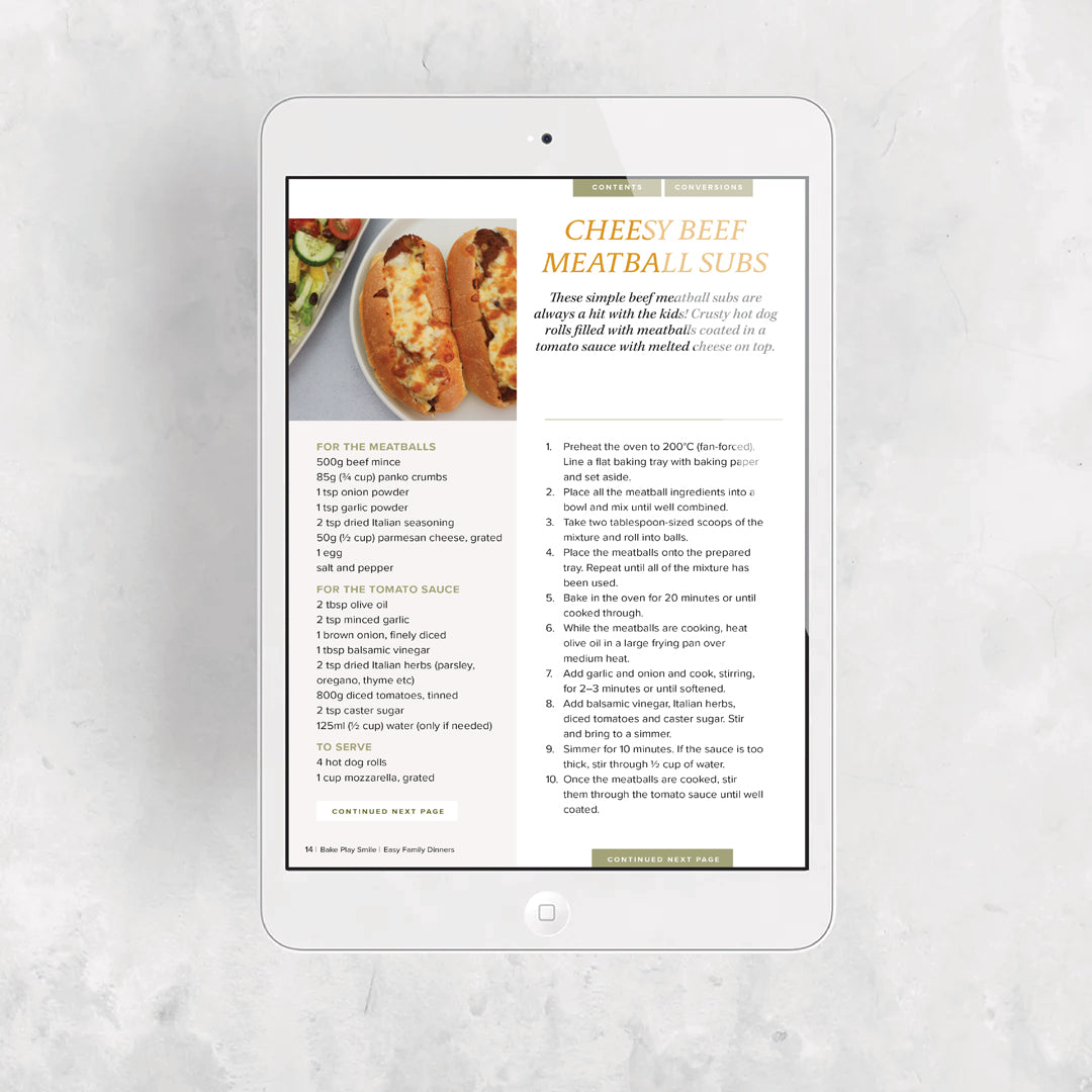 DINNER MADE EASY | 40+ FUSS-FREE MEALS FOR BUSY FAMILIES EBOOK