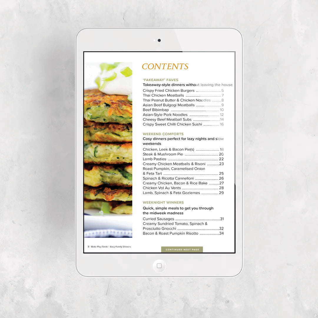 DINNER MADE EASY | 40+ FUSS-FREE MEALS FOR BUSY FAMILIES EBOOK