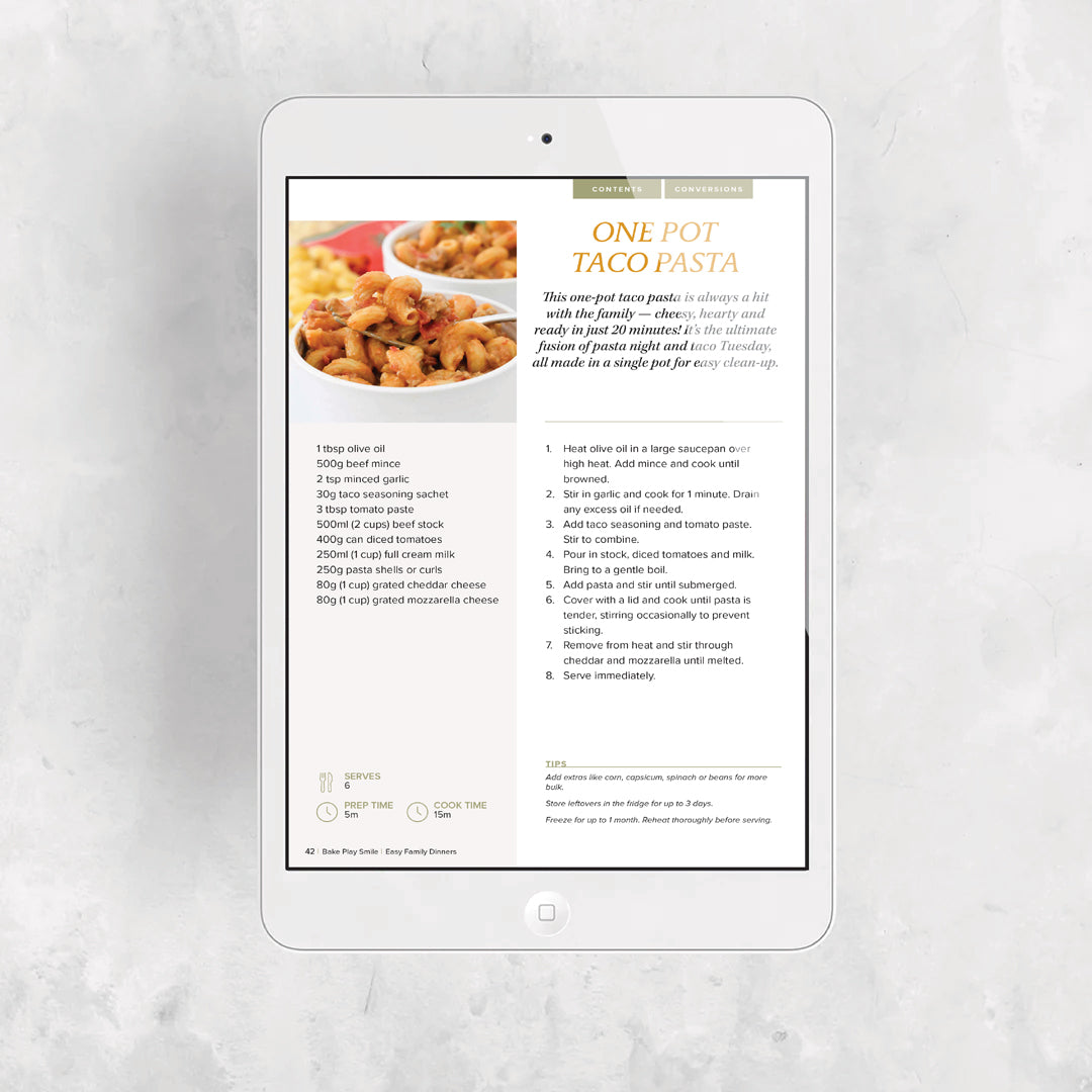 DINNER MADE EASY | 40+ FUSS-FREE MEALS FOR BUSY FAMILIES EBOOK