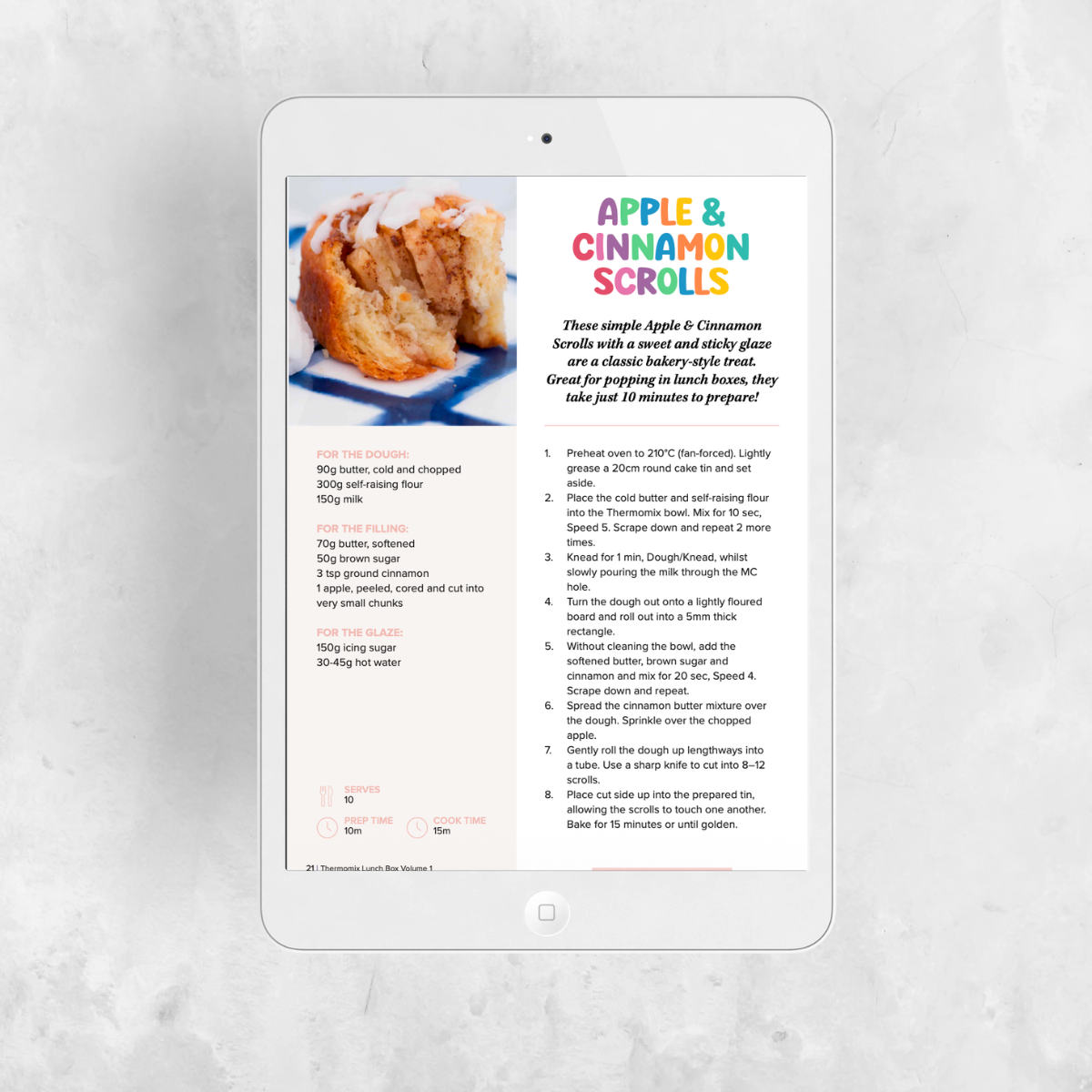 THERMOMIX LUNCH BOX EBOOK | VOLUME 1