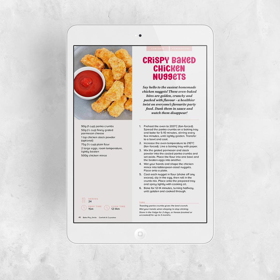 CONFETTI & CUPCAKES | KIDS PARTY RECIPE COLLECTION EBOOK