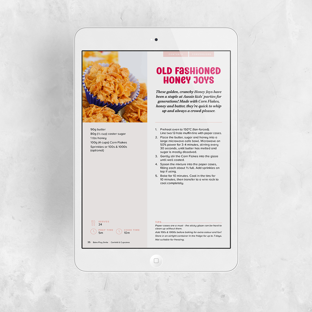 CONFETTI & CUPCAKES | KIDS PARTY RECIPE COLLECTION EBOOK