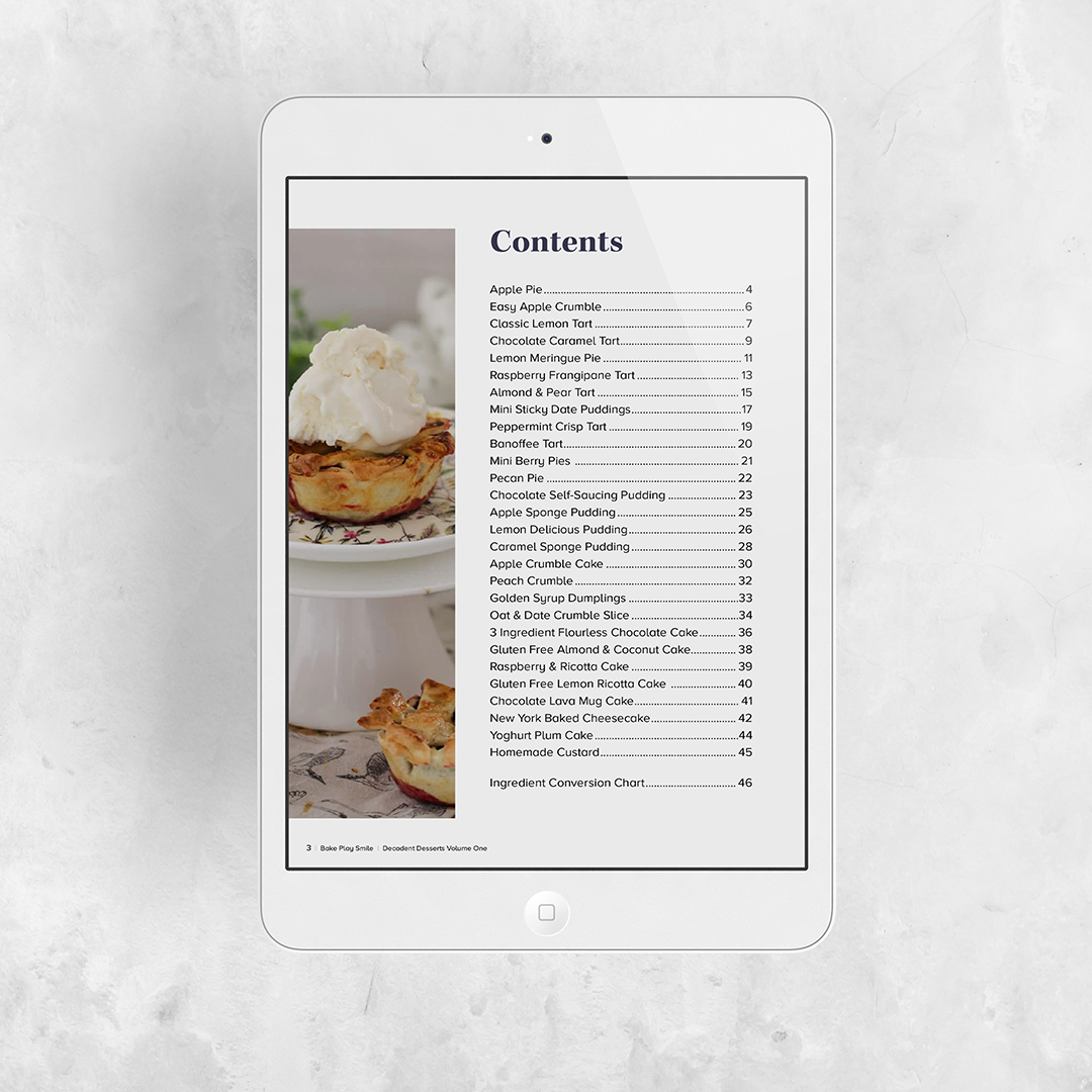 DECADENT DESSERTS EBOOK | SOMETHING SWEET FOR EVERY OCCASION