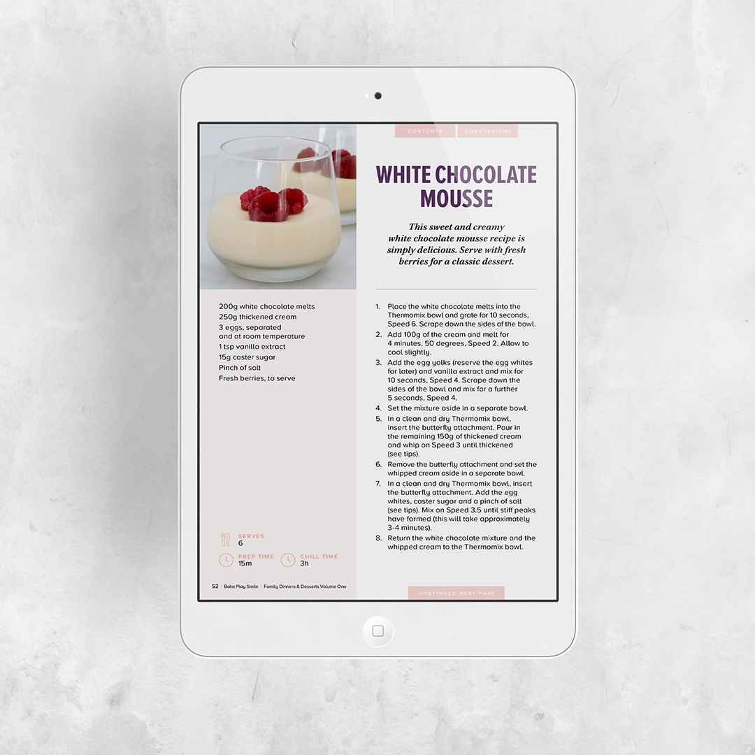 THERMOMIX DINNERS & DESSERTS VOL 1 EBOOK