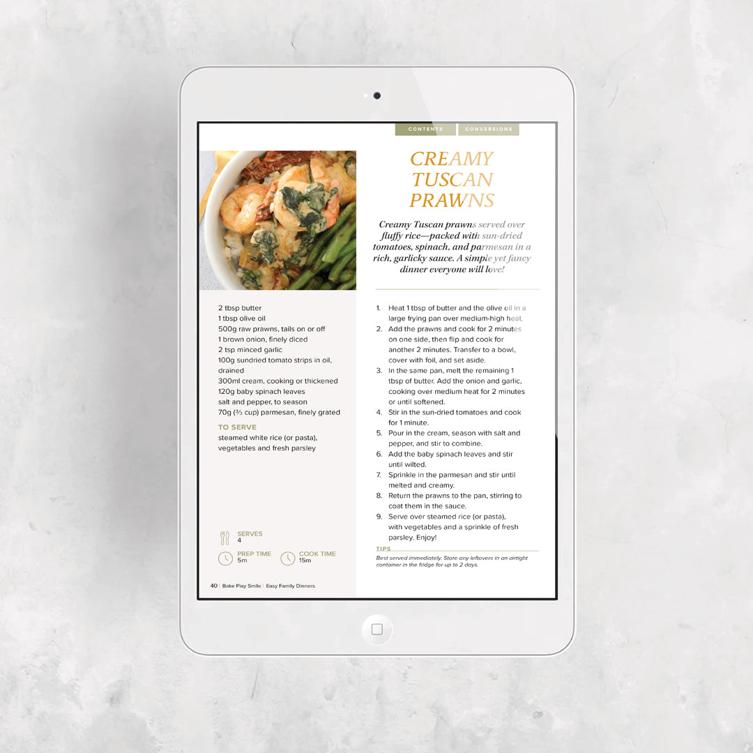 DINNER MADE EASY | 40+ FUSS-FREE MEALS FOR BUSY FAMILIES EBOOK