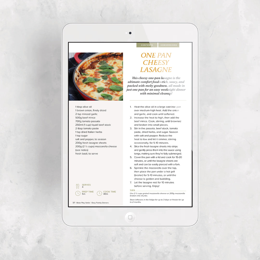 DINNER MADE EASY | 40+ FUSS-FREE MEALS FOR BUSY FAMILIES EBOOK