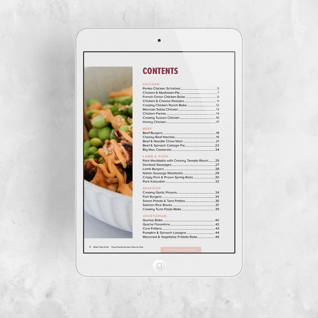 EASY FAMILY DINNERS | 40+ RECIPES