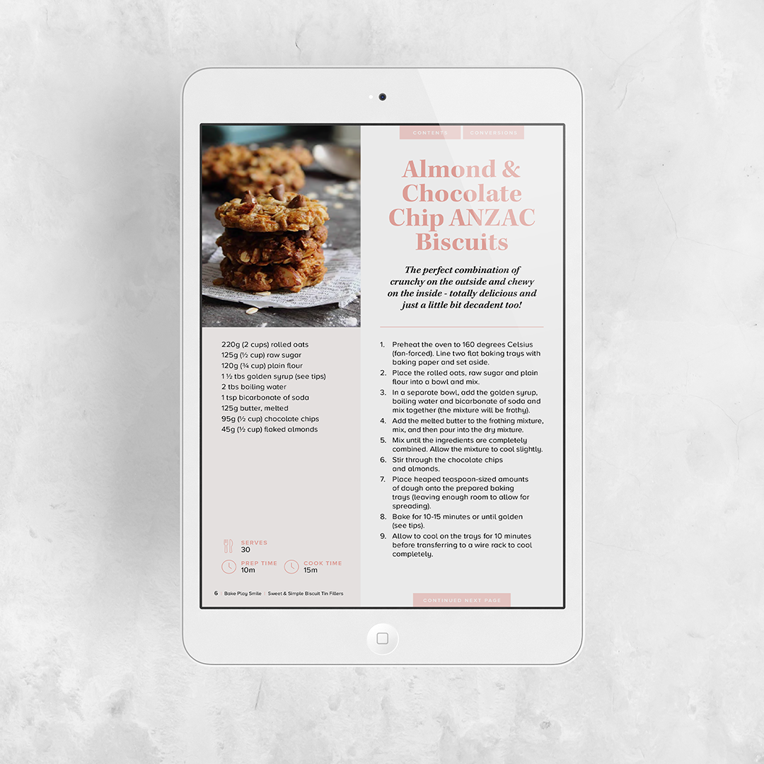 SWEET & SIMPLE BISCUIT TIN FILLERS EBOOK | 38 RECIPES